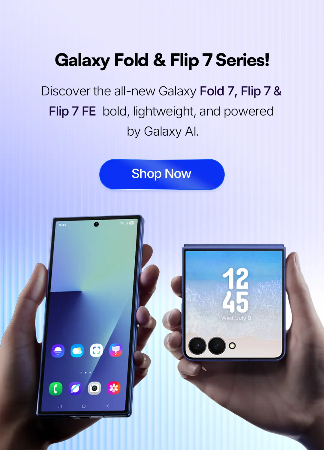 Samsung Fold Flip 7 Banner Mobile